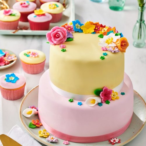 Ensfarget sugarpaste